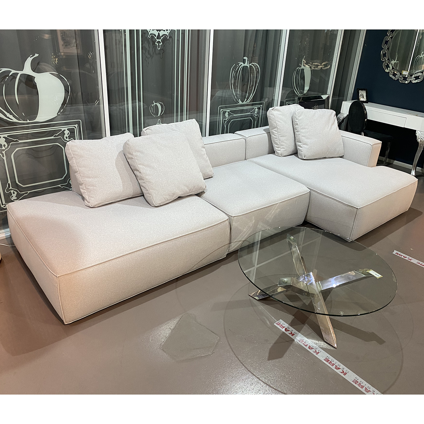 Диван-кровать Ткань Микровелюр KARE Memphis K00401