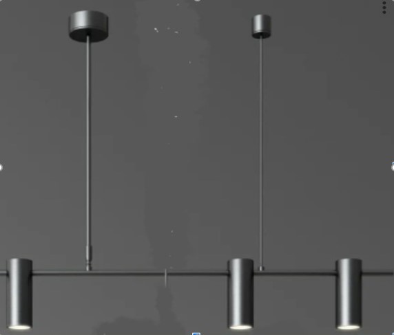 Подвесной светильник ADIS Black by ImperiumLoft