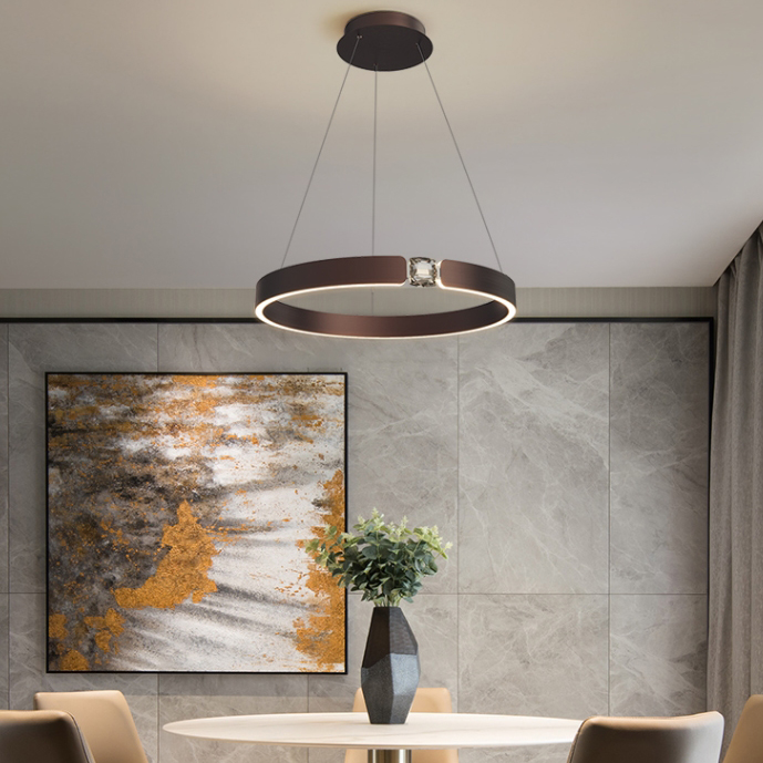 Подвесная люстра SELLIF RING D80 Brass by ImperiumLoft