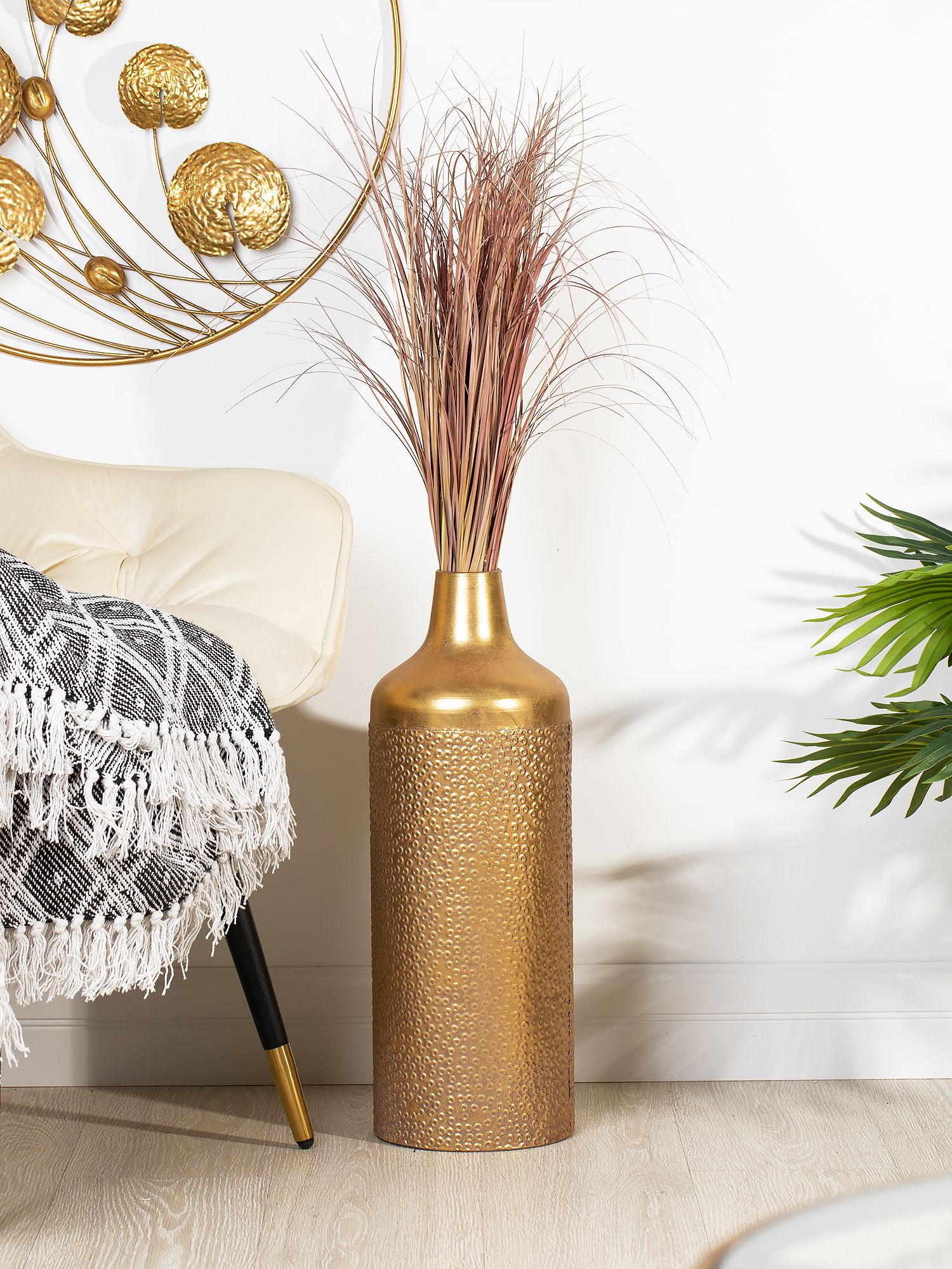 Ваза металлическая Калахари Glasar 57-053