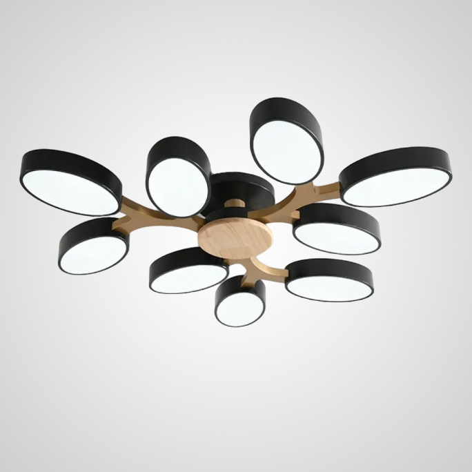 Потолочная люстра INGALIS L94 Black by ImperiumLoft