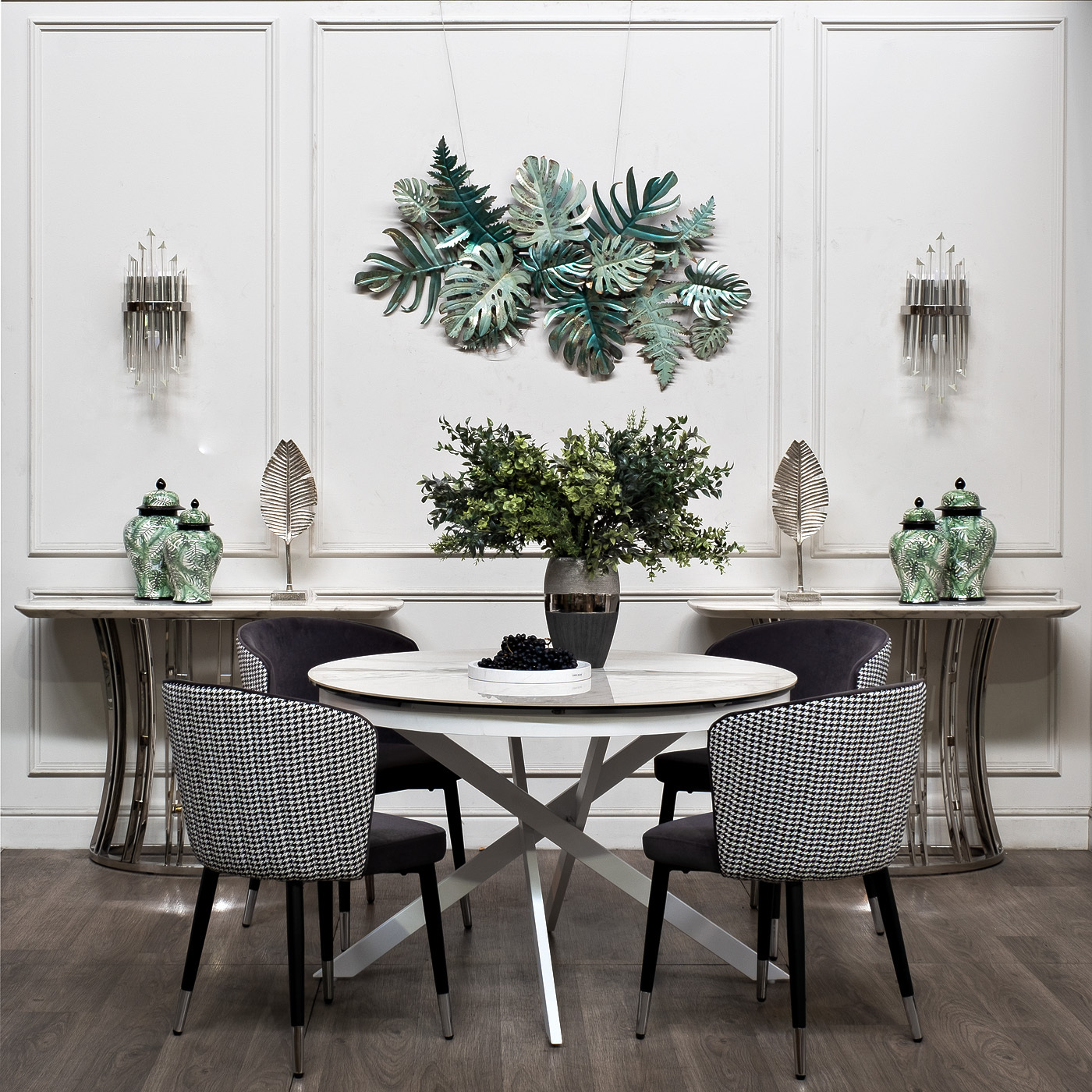 Декор настенный "Листья тропические" Garda Decor 37SM-0378