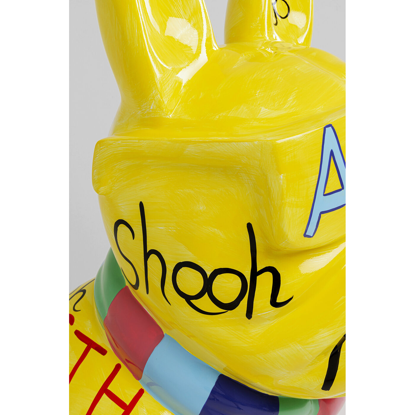 Фигура декоративная Graffiti Dog Yellow 122cm KARE 56824