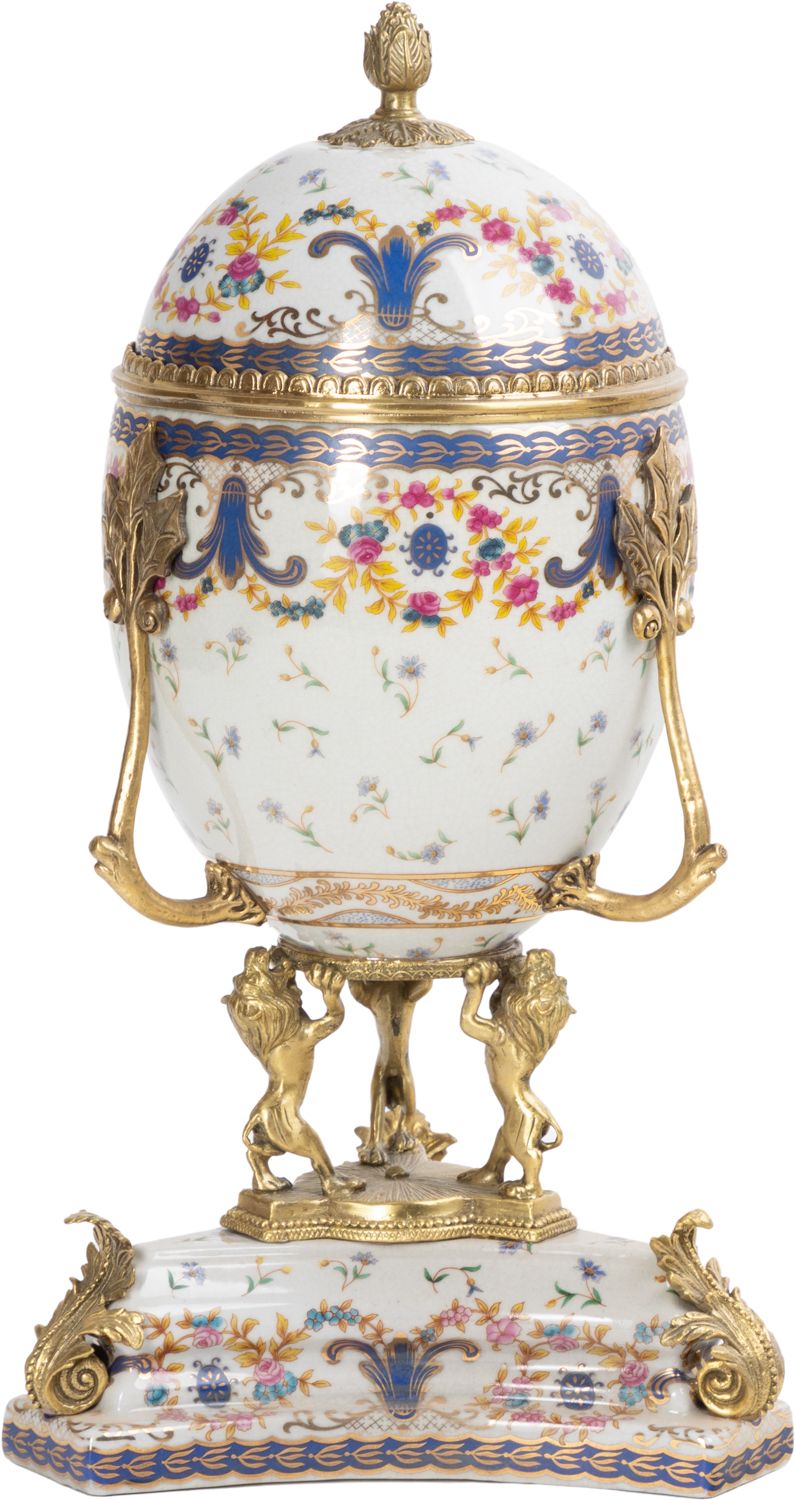 Шкатулка Яйцо Glasar B658C/HX1051