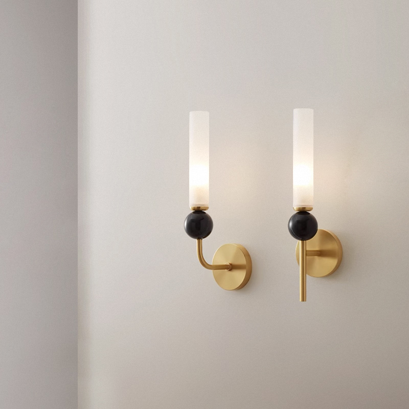 Настенный светильник CYLINDER WALL H36 Brass by ImperiumLoft