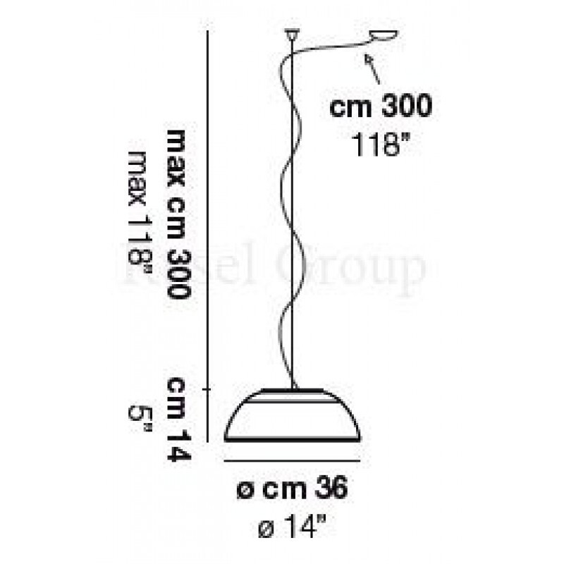 Подвесной светильник Vistosi INFINITA SP 36 D1