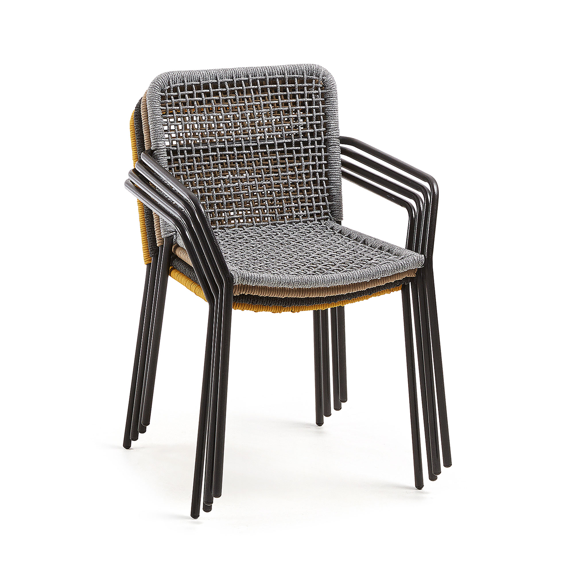 Кресло Boomer серое La Forma (ex Julia Grup)