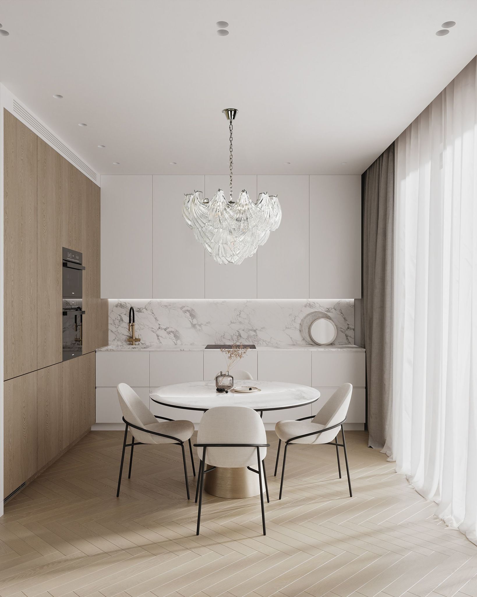 Люстра Delight Collection BRCH9136 nickel