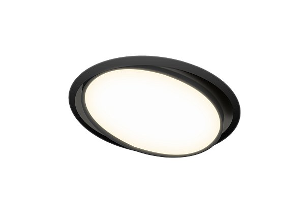 Встраиваемая поворотная светодиодная панель Donolux DL18813/15W Black R