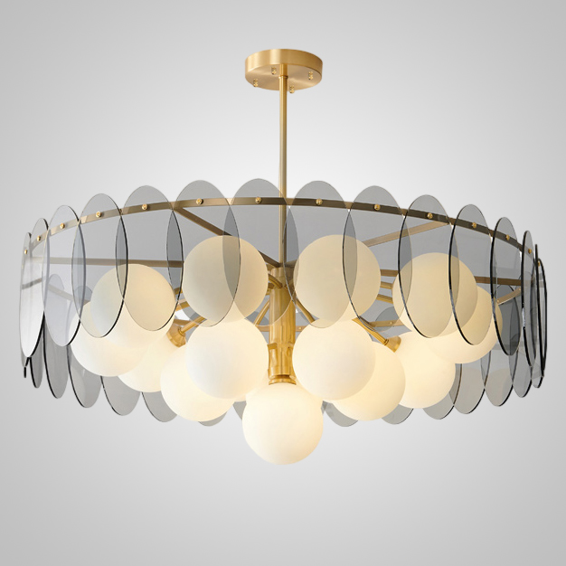 Потолочная люстра RASMIN D80 Brass by ImperiumLoft