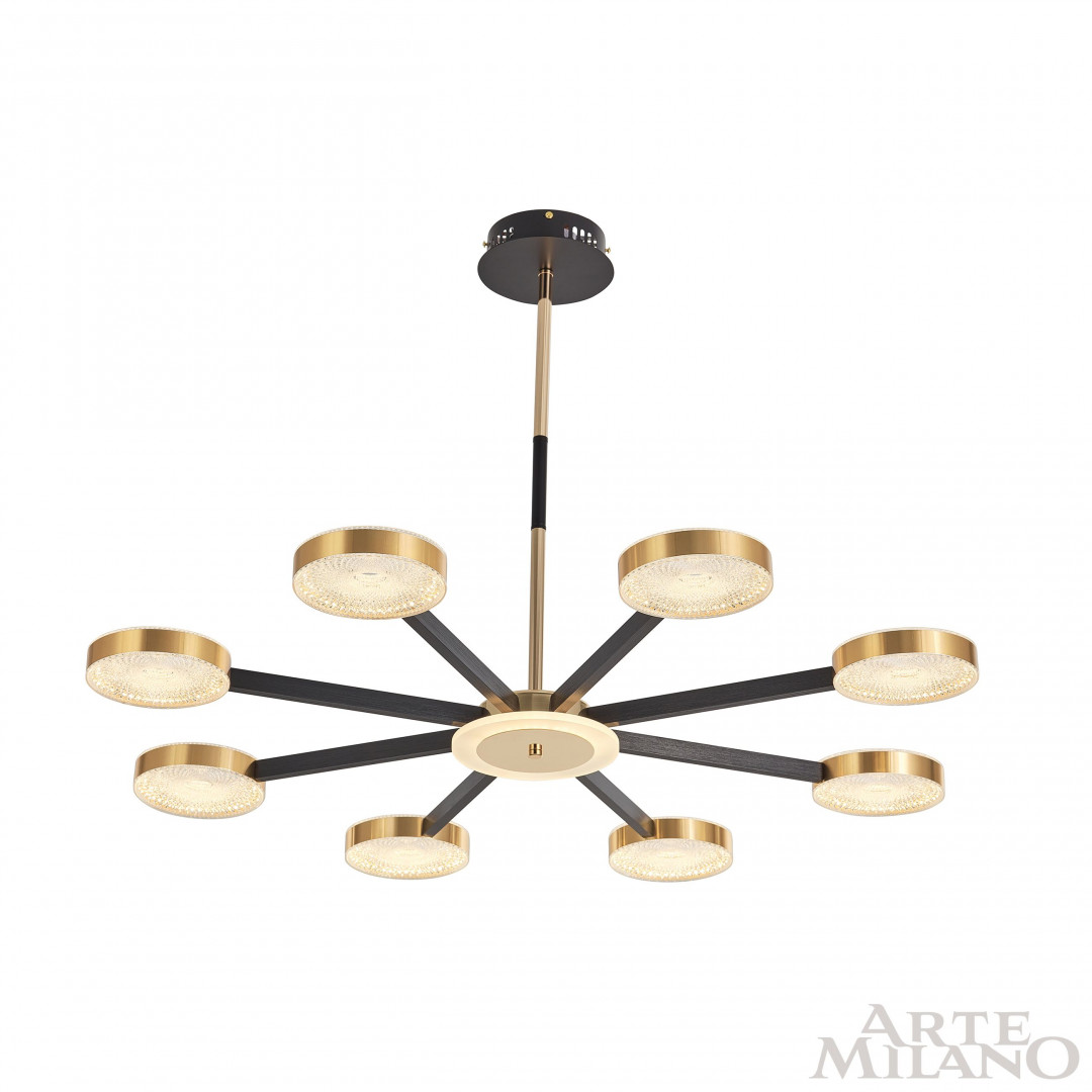 Люстра светодиодная 272079/8 BK/GD Arte Milano
