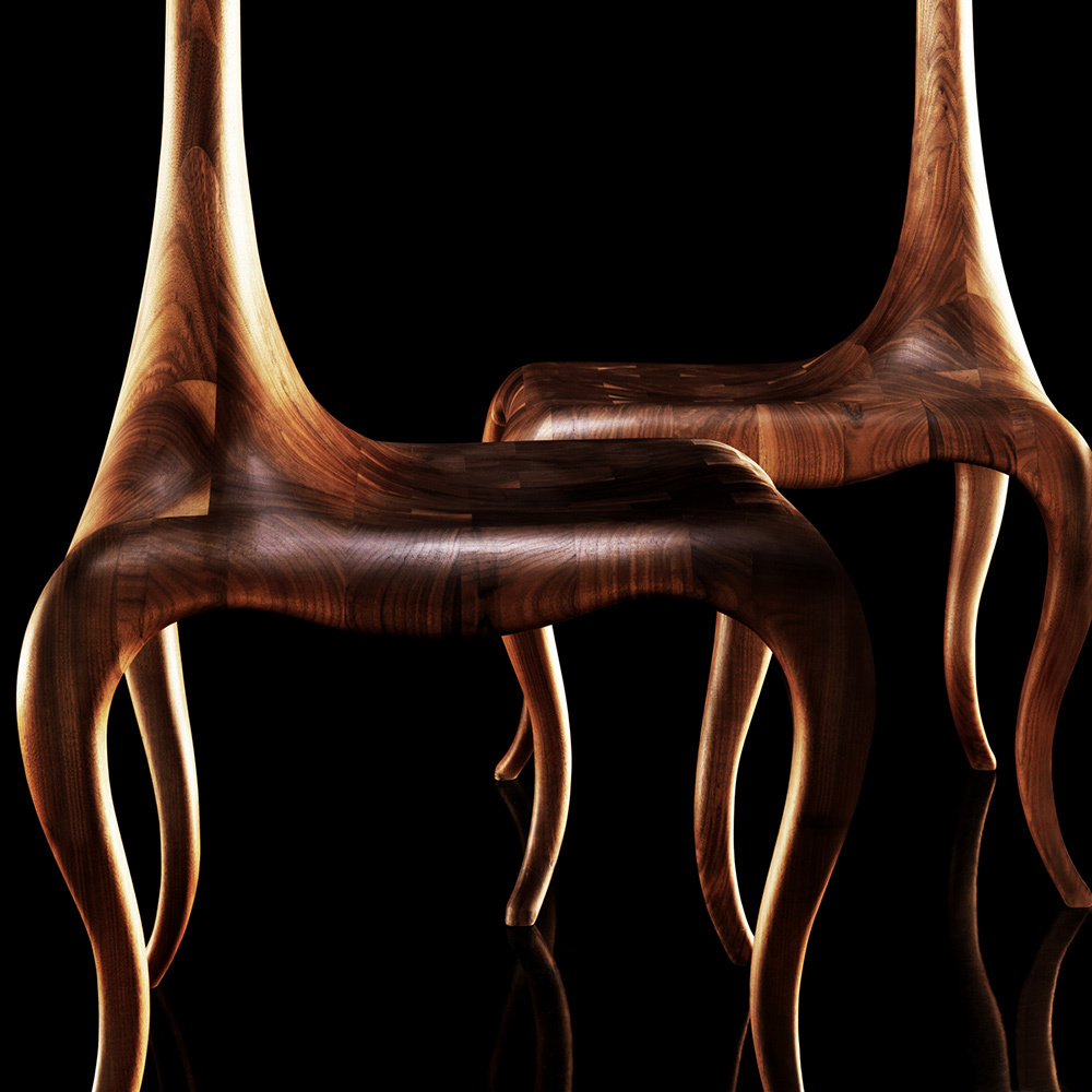 Стул Agrippa LADY STING WALNUT