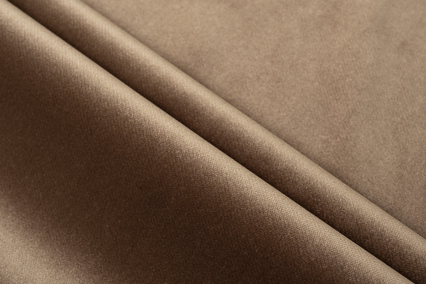 Ткань портьерная/мебельная VELVET коричневая Garda Decor 134LS-13347137-VELVET KOR