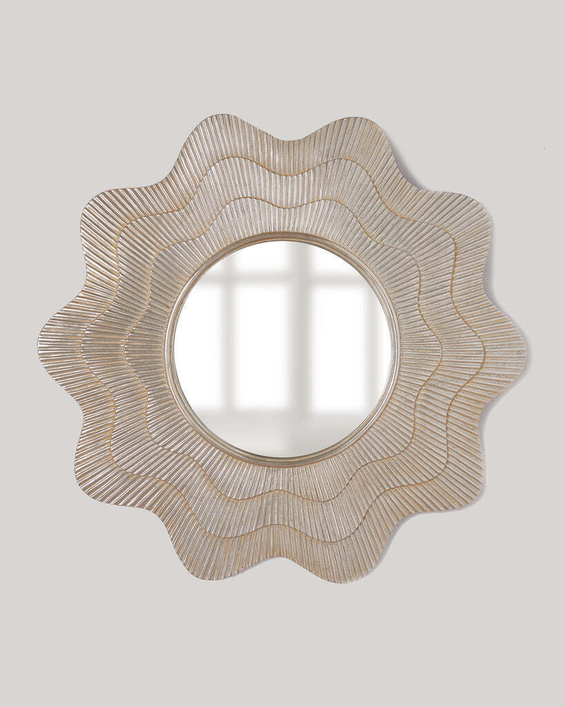 Зеркало в серебряной раме Марайа Louvre Home LH013S