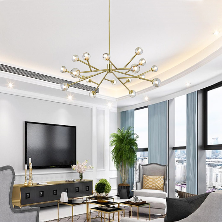 Люстра на штанге ASTRA GOLD D120 by ImperiumLoft