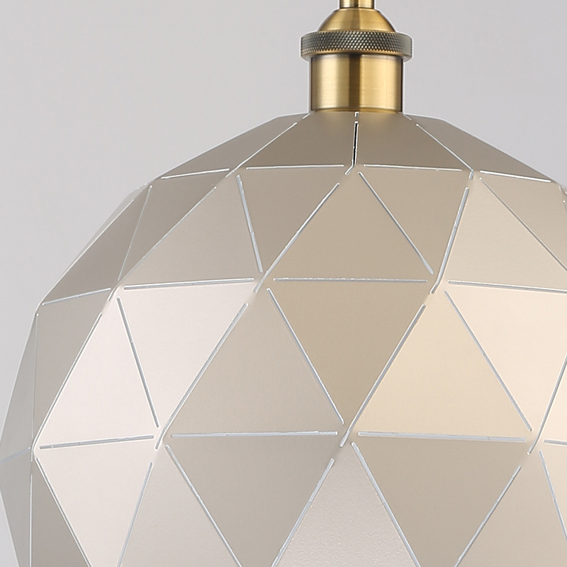 Подвесной светильник MELON D30 White/Black by ImperiumLoft