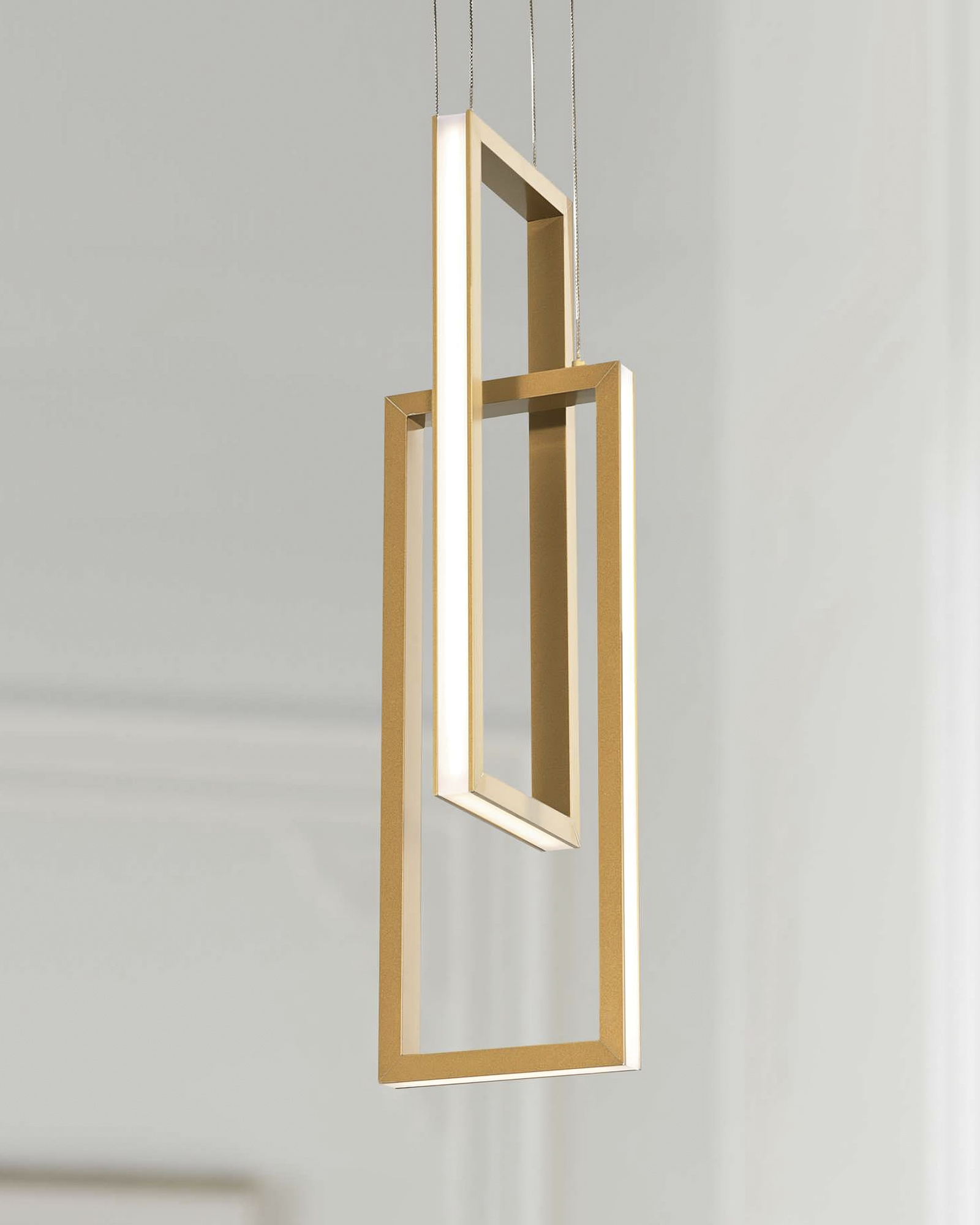 Золотой светодиодный подвес Ульрих Louvre Home LHLPN080723XNP