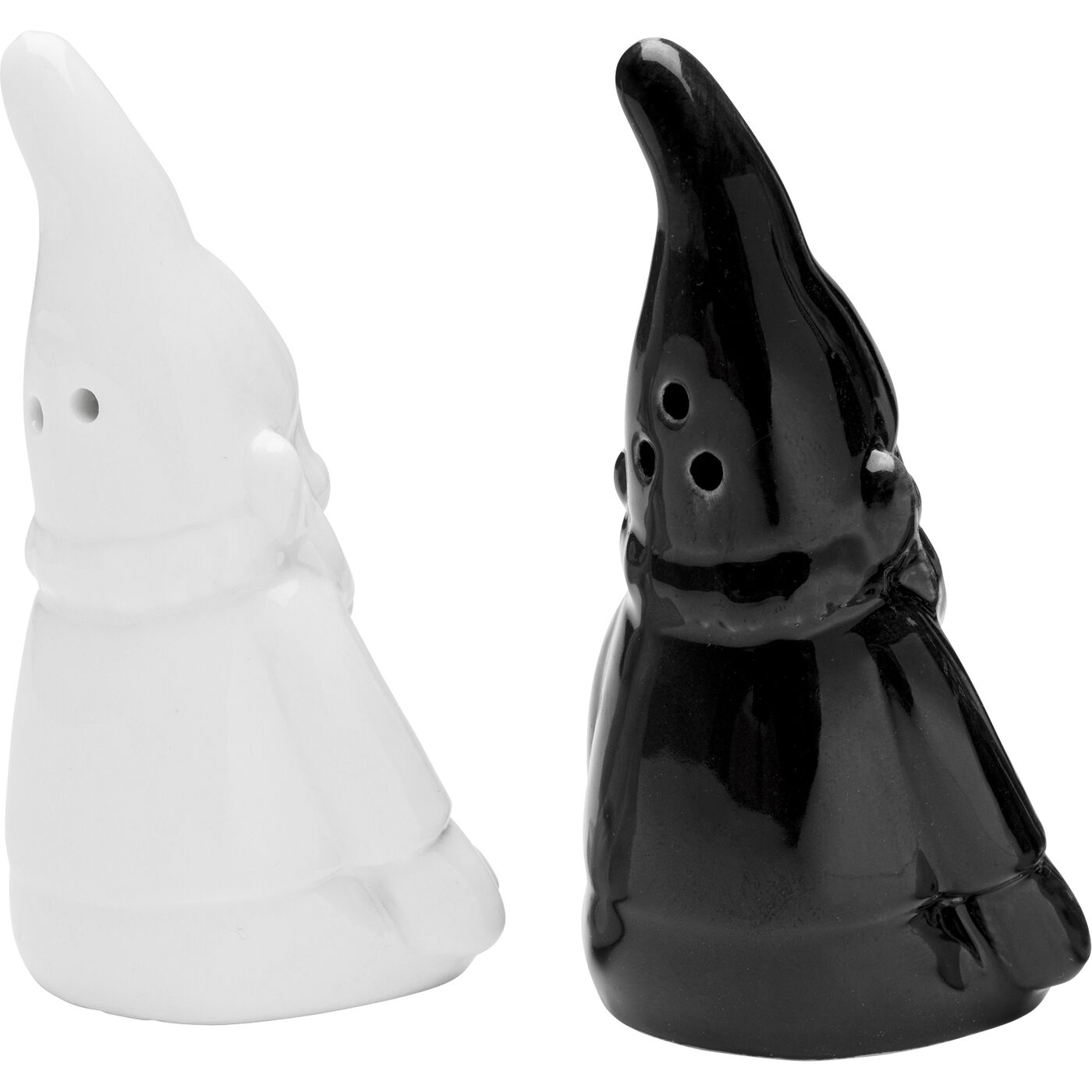 Набор для соли и перцаr Gnome Black And White (2/Set) KARE 56620
