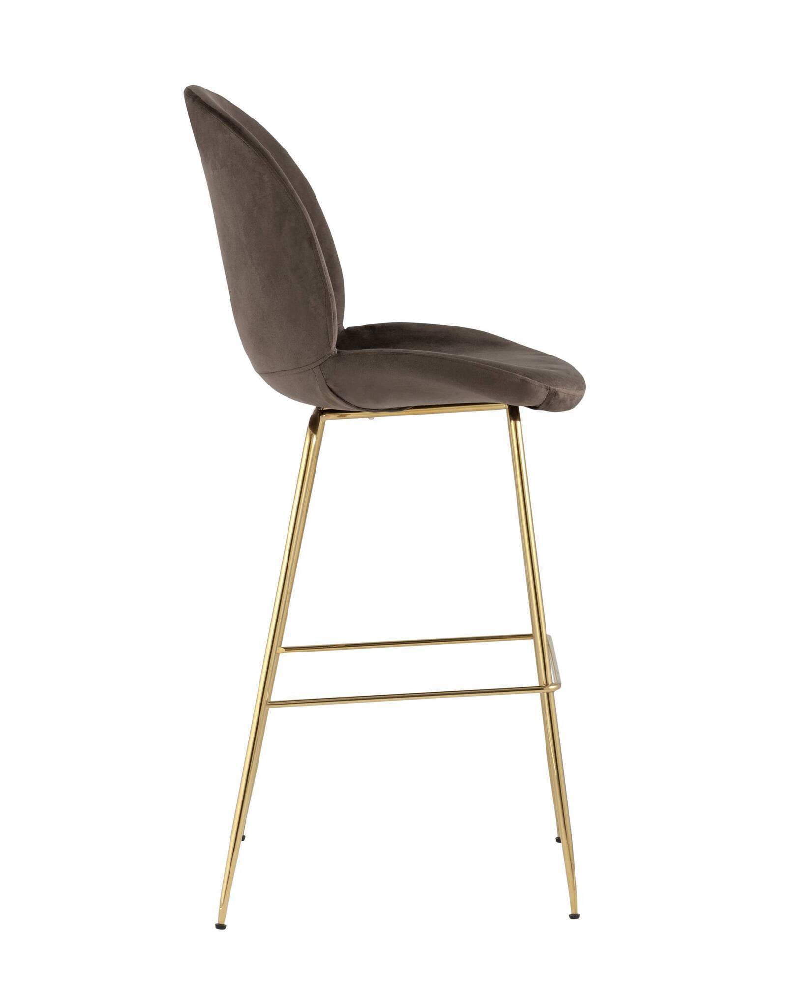 Стул барный Beetle со спинкой коричневый Stool Group