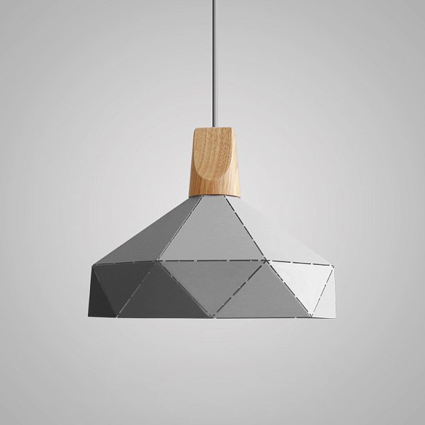 Подвесной светильник EDGE D30 A Gray by ImperiumLoft