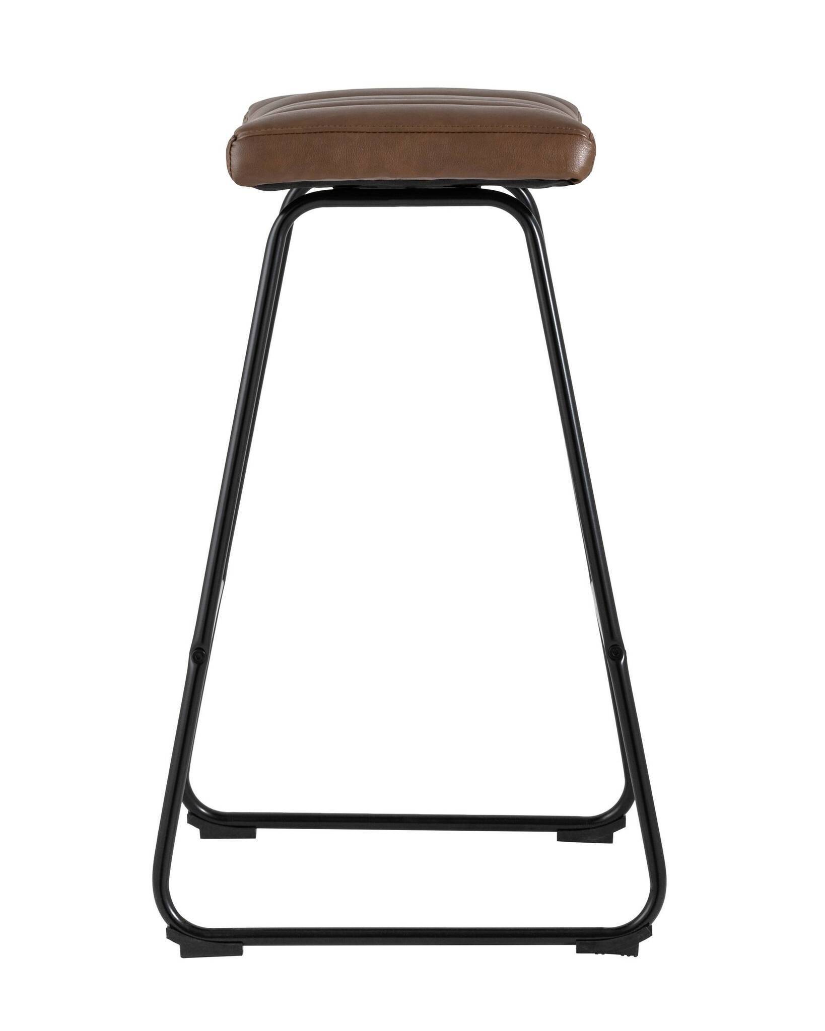 Стул барный Ковбой экокожа коричневый Stool Group