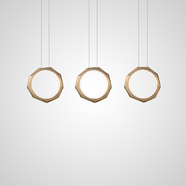 Подвесной светильник NILSIGNE COMBO L109 Brass by ImperiumLoft