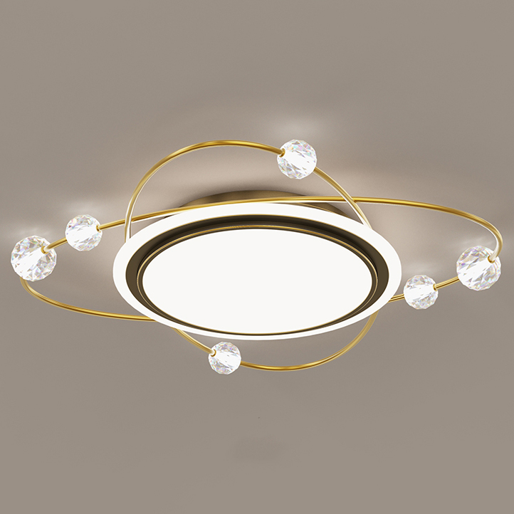 Потолочный светильник AMATIUS D105 Black by ImperiumLoft