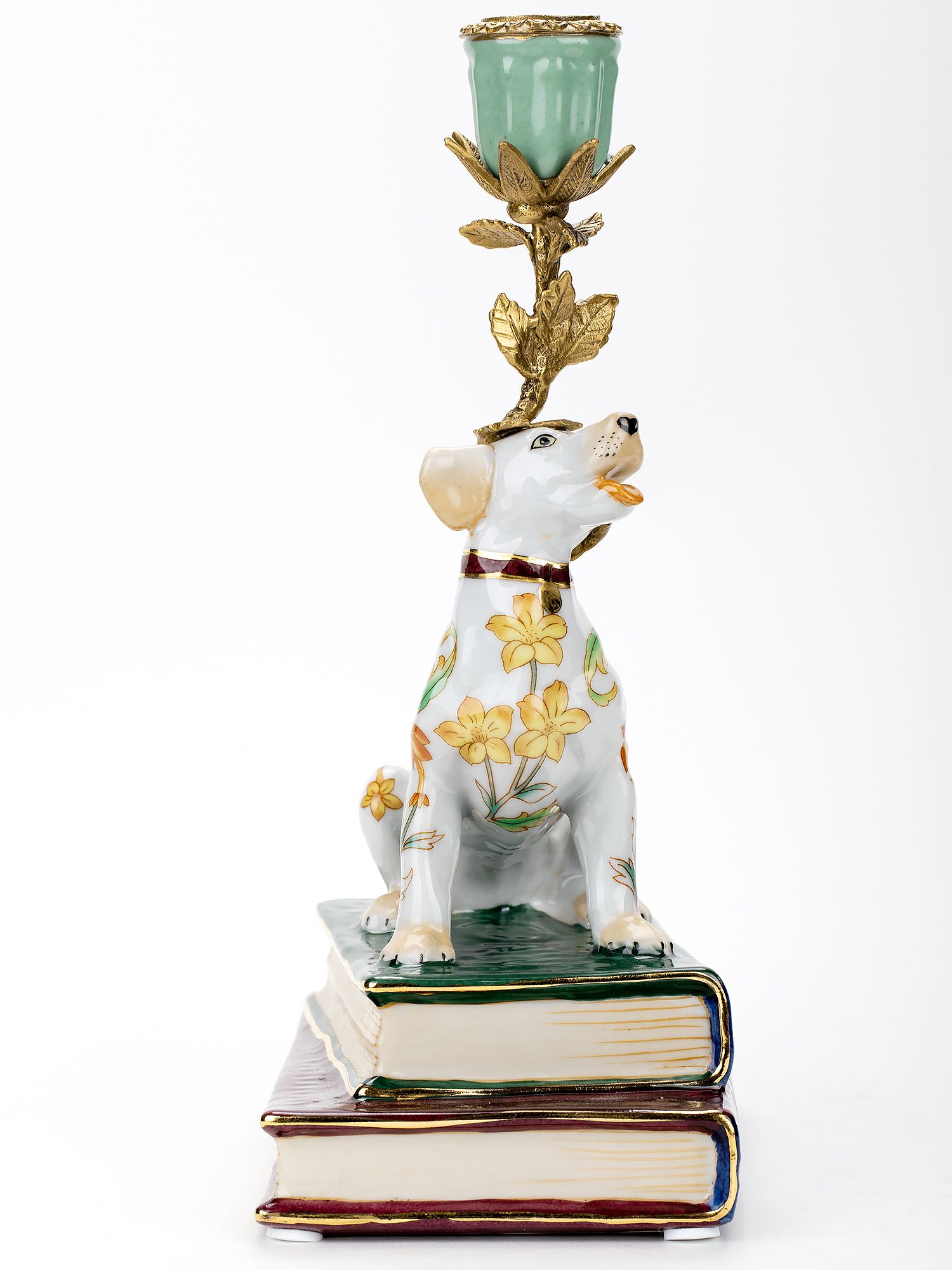 Подсвечник Собачка, отрит влево предмет Glasar F1349EH/2/H0036E