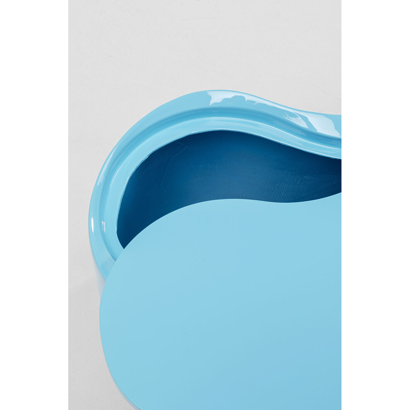 Стол приставной KARE x Karim Rashid Lotus Light Blue 30cm KARE 70882