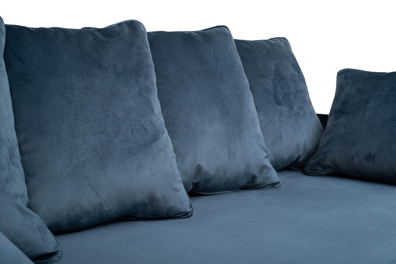 Диван Mores трехместный раскладной бирюзовый Garda Decor MORES2K-БИРЮЗА-Bel36