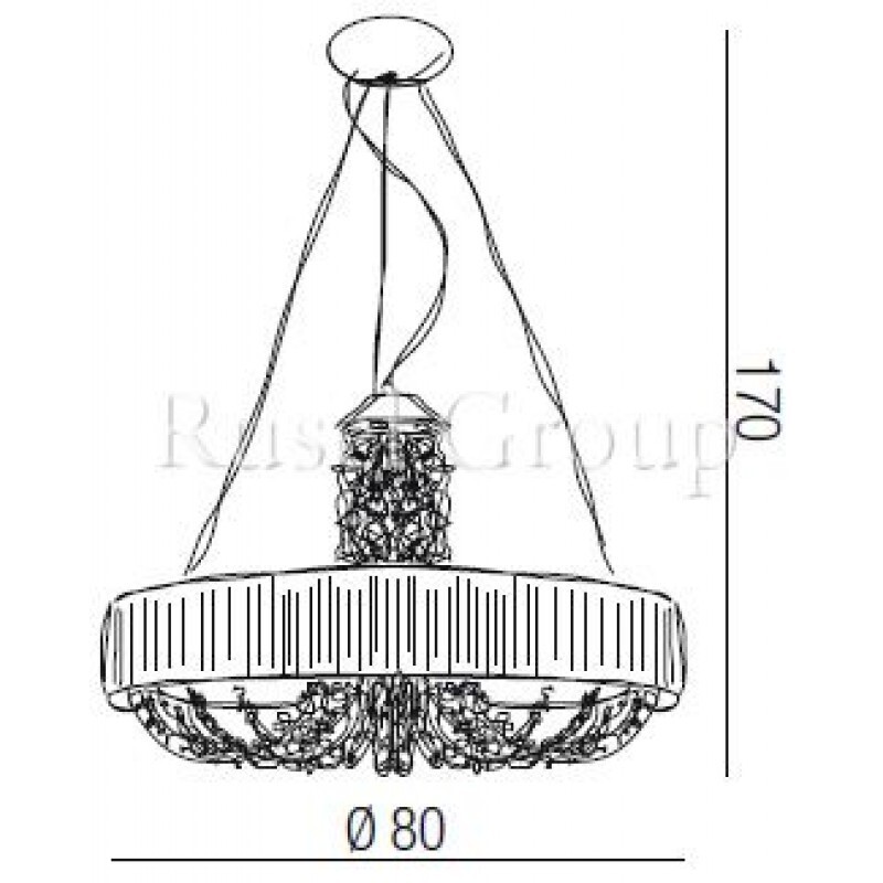 Подвесной светильник Kolarz GIOIOSA 1097/S80