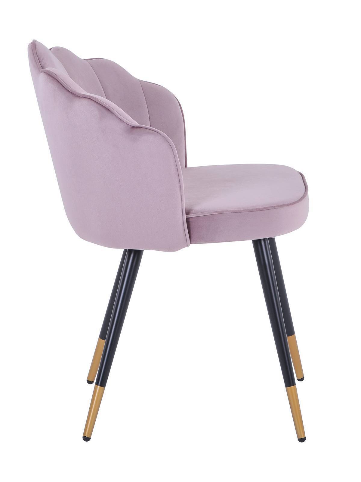 Стул Камилла велюр пепельно-розовый Stool Group