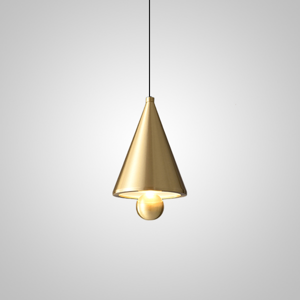Подвесной светильник PIET СONE C Brass by ImperiumLoft