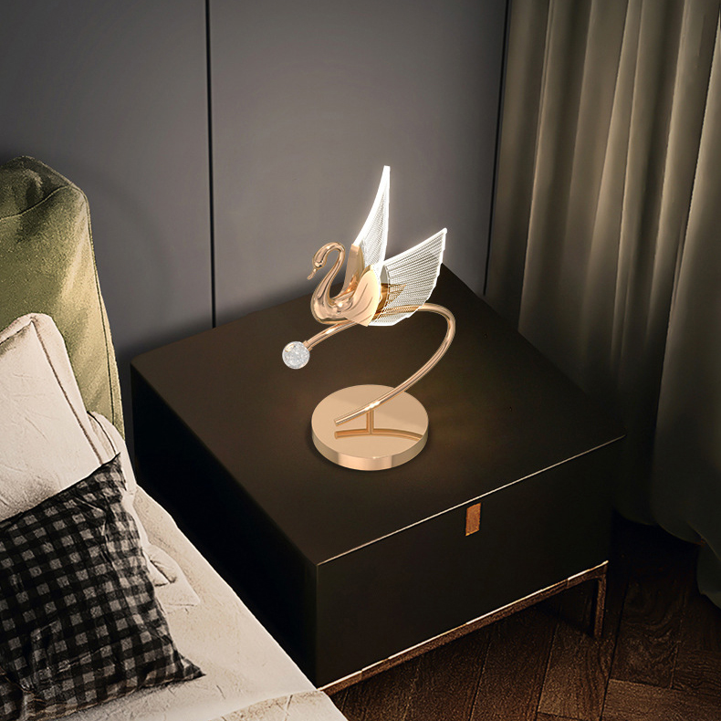 Настольная лампа BIRDIE TAB B Rose Gold by ImperiumLoft