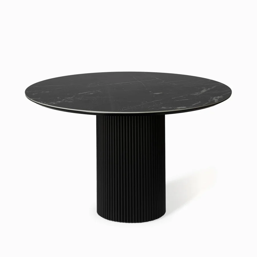 Обеденный стол COSMO 5-C-D120-N-CM-PVC-SUP-MS-e