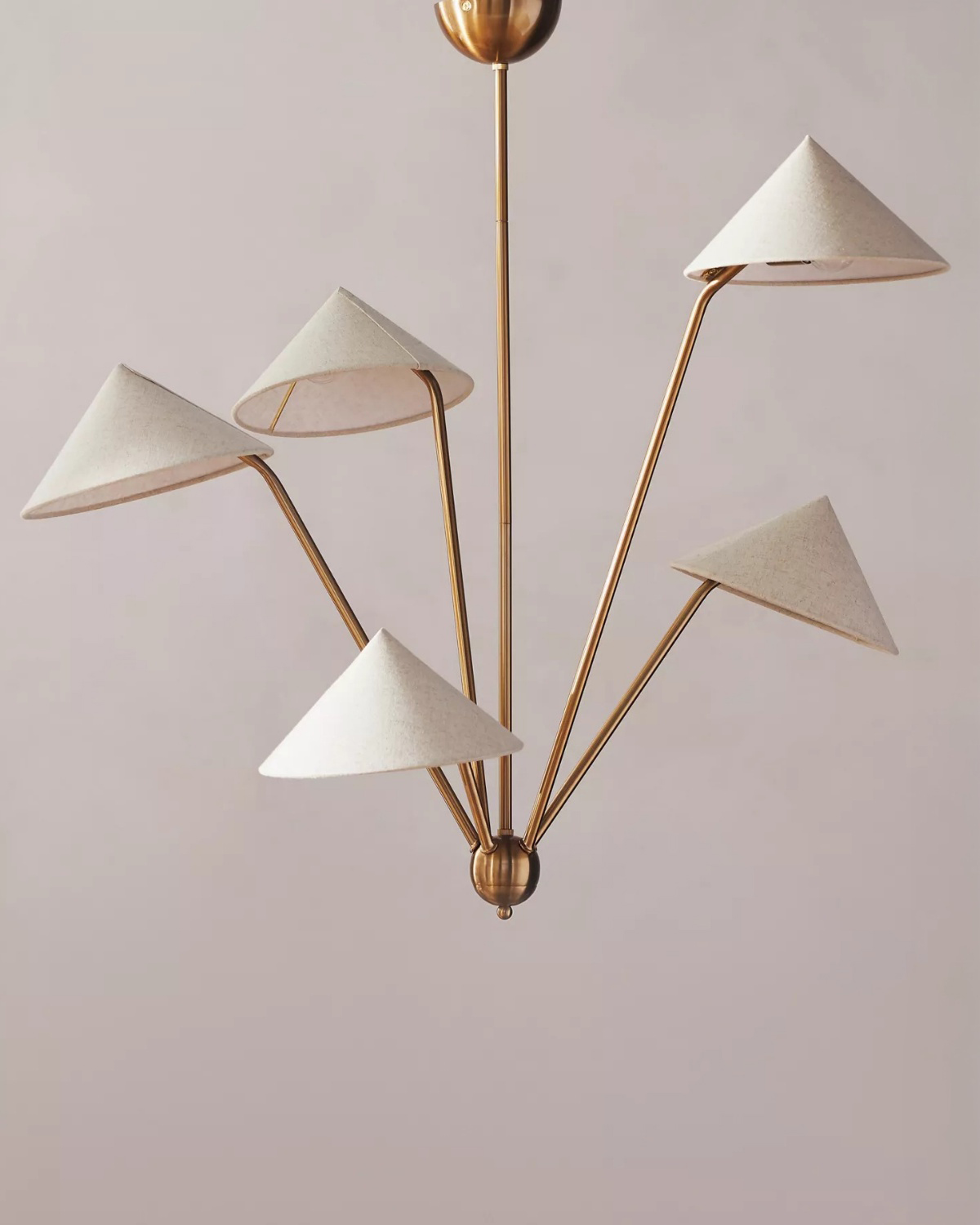 Люстра с пятью лампами Мантис Louvre Home LCH340325XNP