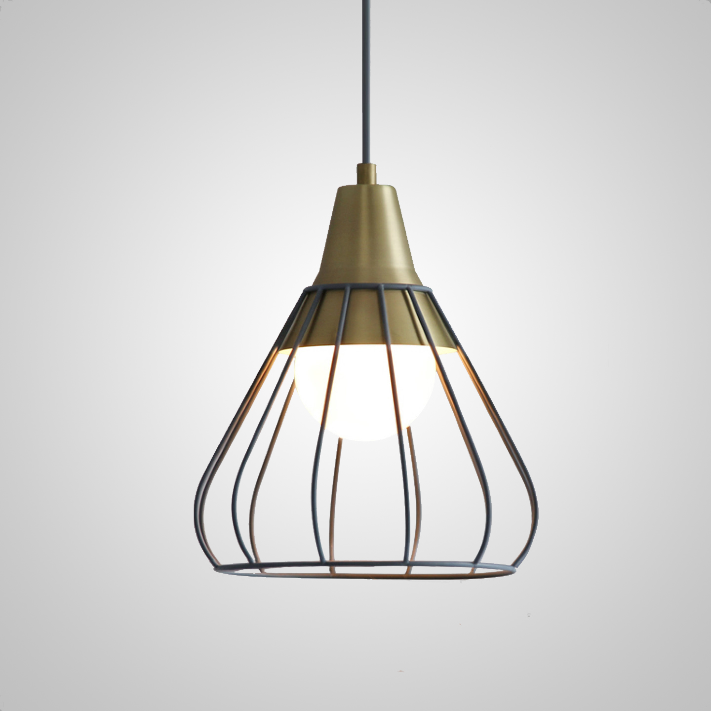 Подвесной светильник GRID4 D23 White by ImperiumLoft