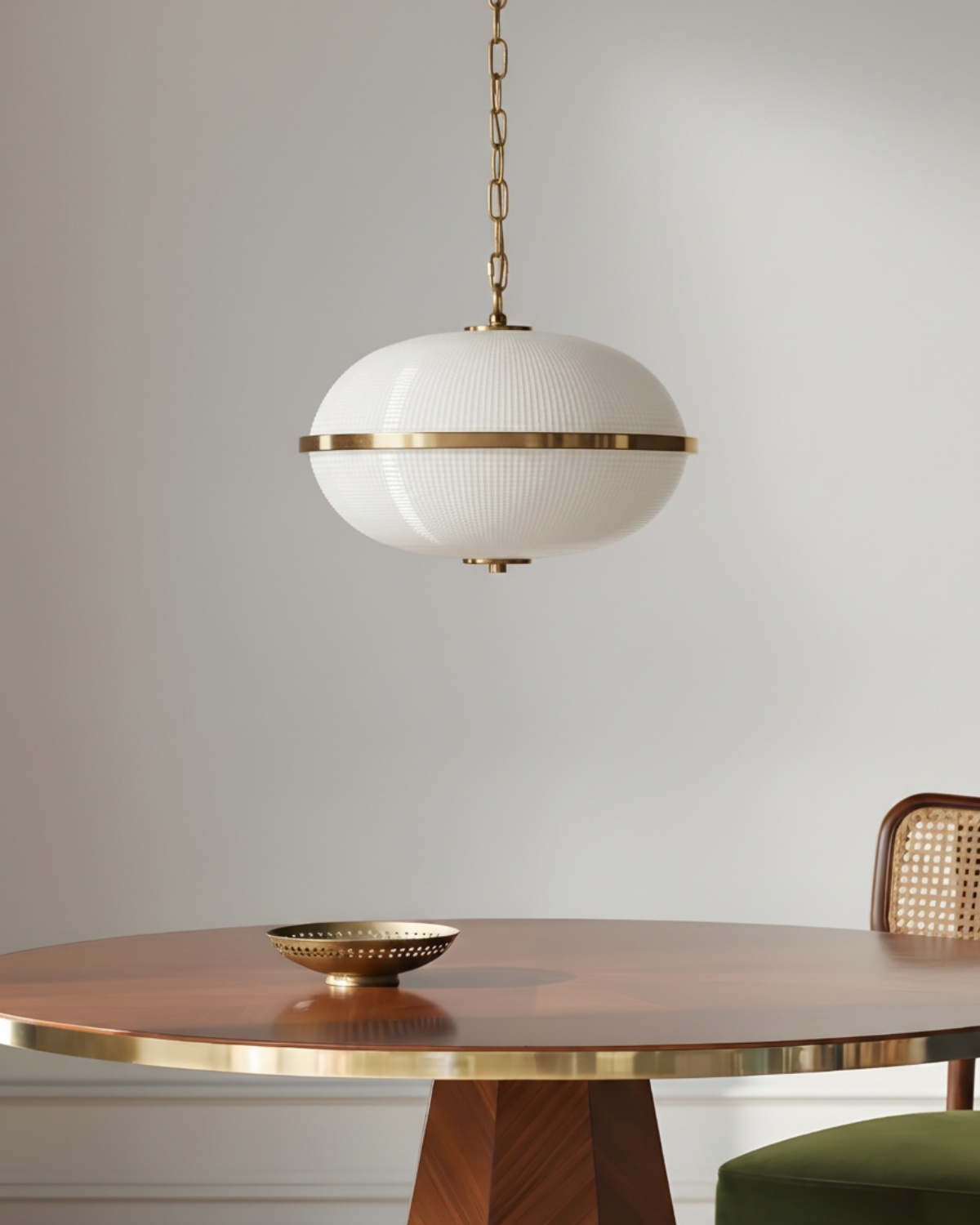 Золотой подвесной светильник Гейбл с белым плафоном Louvre Home LPN020825SWL