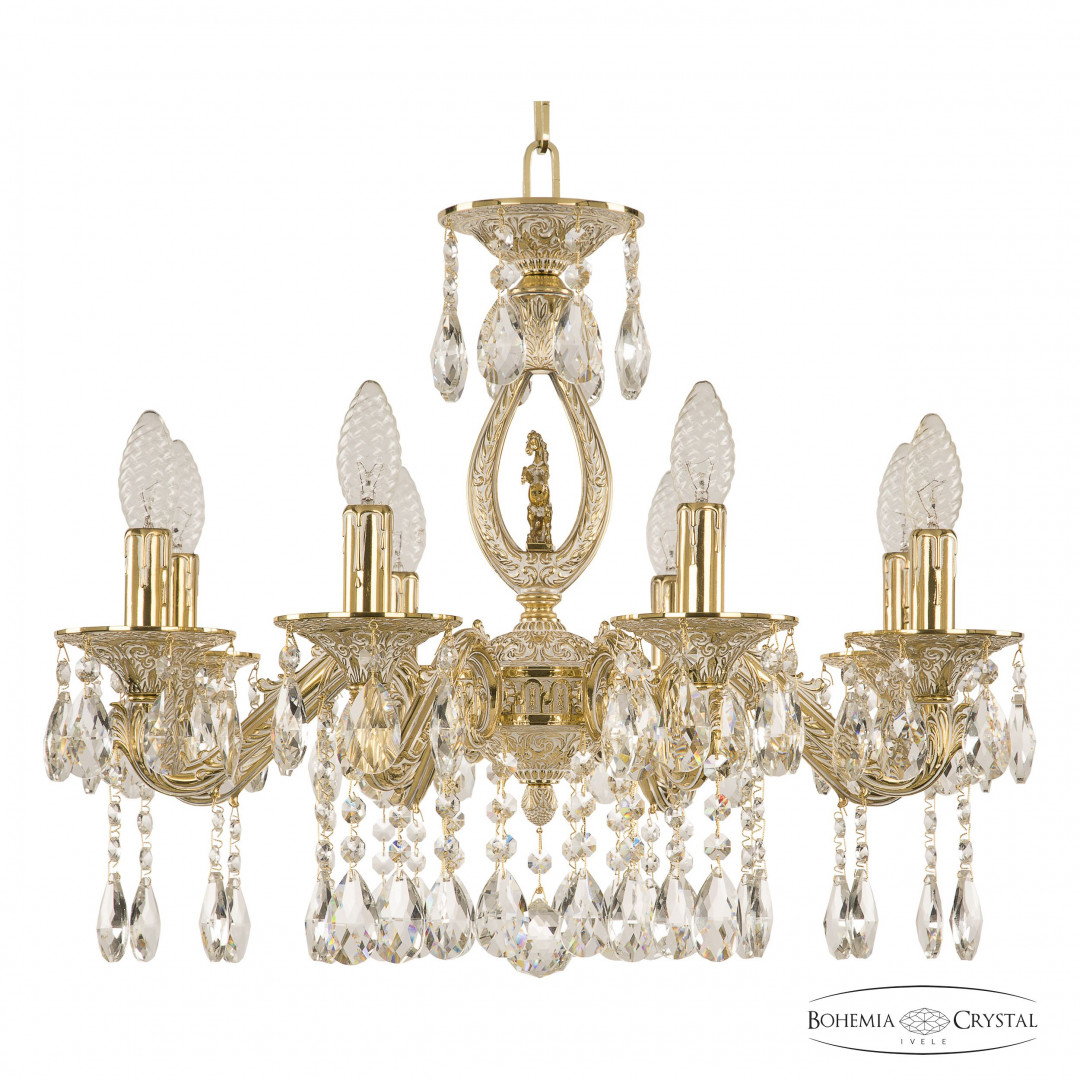 Люстра бронзовая с хрусталём 71402/8/175 A GW FH1S