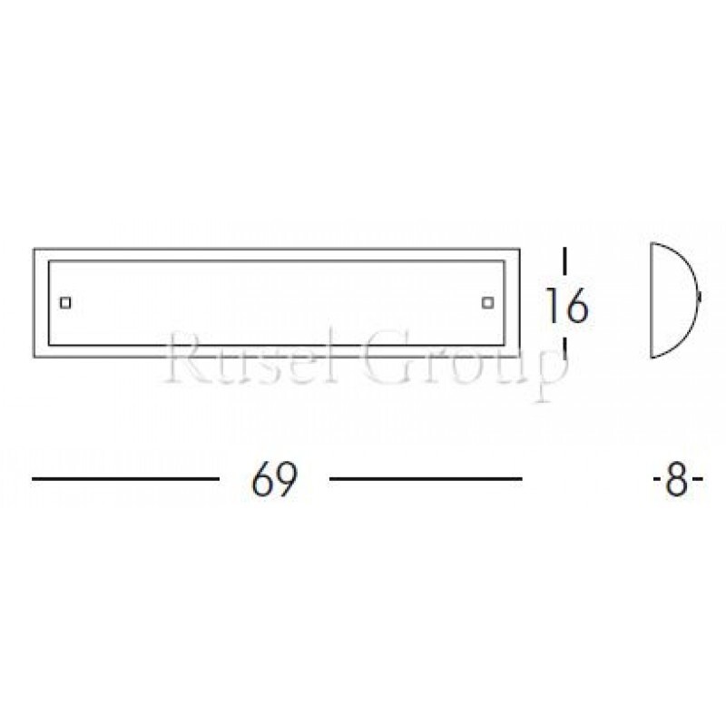 Настенный светильник Linea Light Nove99 78224
