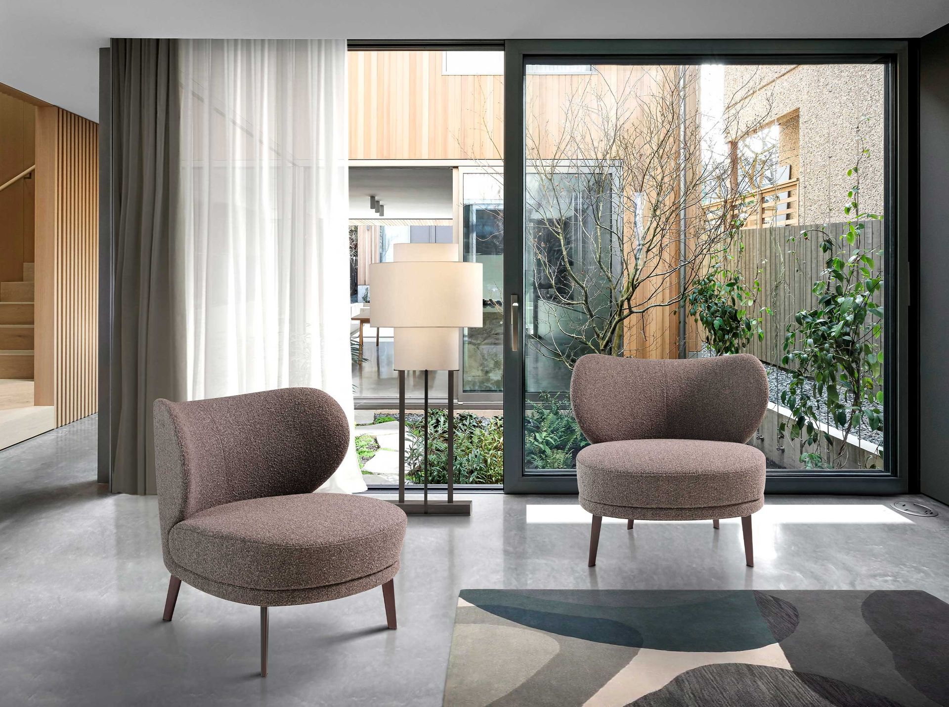 Кресло SF202 /5079 с тканевой обивкой и стальными ножками Angel Cerda