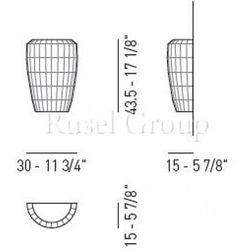 Настенный светильник Axo Light BELL AP 30