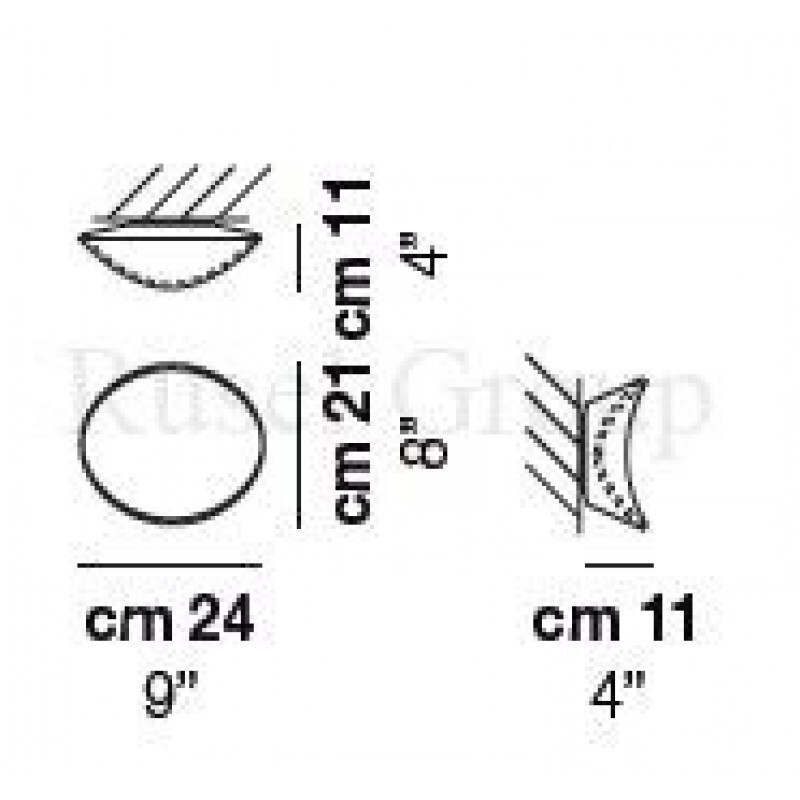 Настенно-потолочный светильник Vistosi BALANCE PP 24
