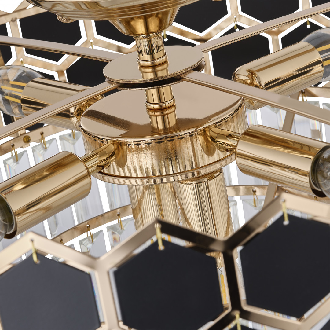 Люстра 375009/4+2/20/480 GD Arte Milano