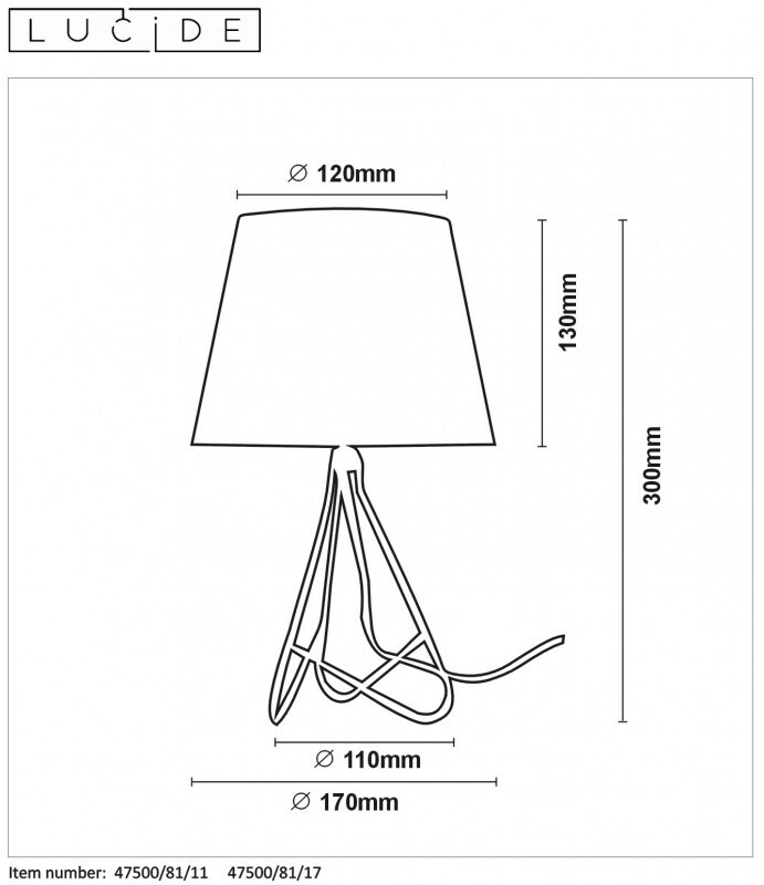 Настольная лампа LUCIDE 47500/81/11