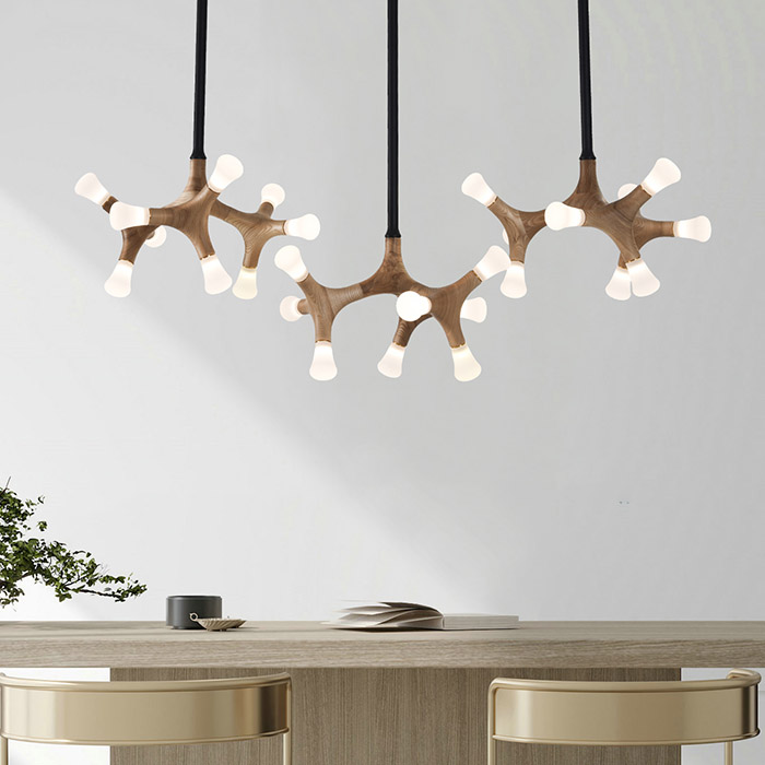 Потолочная люстра SANTANA CH D110 Light brown by ImperiumLoft