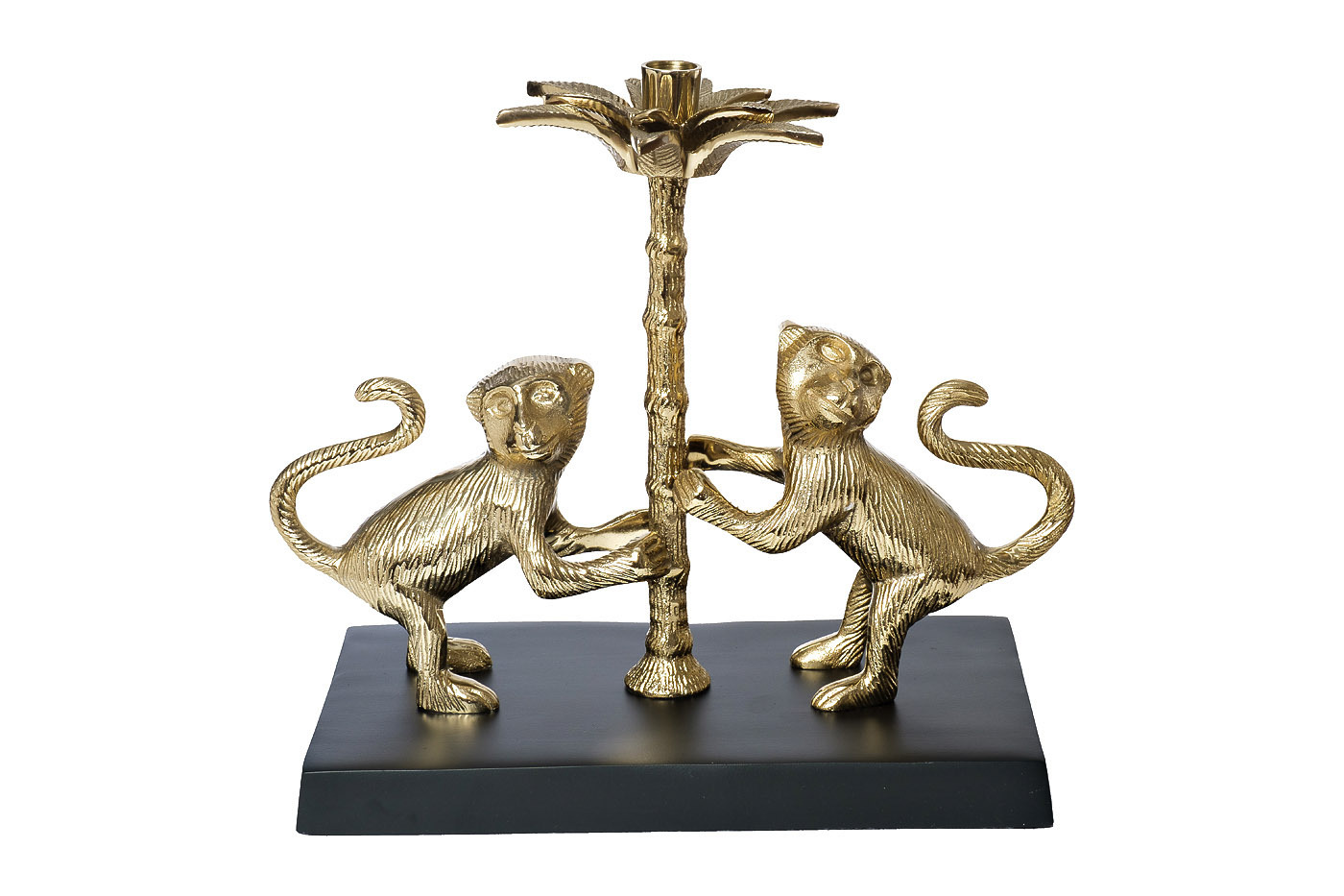 Подсвечник "Обезьянки" золотой Garda Decor 94PR-22003