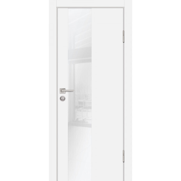 Межкомнатная дверь Graf P-6 белоснежный лакобель Белый (2000 х 600)