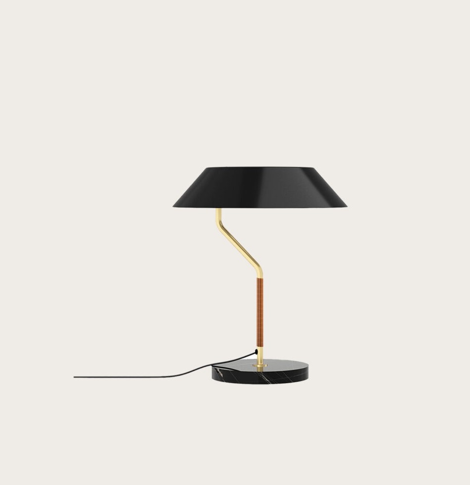 Настольная лампа Aider матовая латунь Aromas del Campo