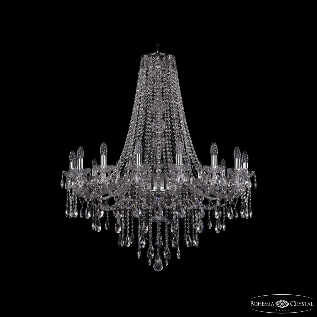 Люстра хрустальная 1415/16/360/h-112 Ni